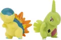 Produktbild: Pokémon PKW0140 - Battle Figure Pack - Feurigel & Larvitar, offizielle bewegliche Figuren, je 5 cm