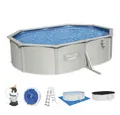 Produktbild: Bestway Planschbecken Bestway Hydrium Stahlwandpool Komplett-Set mit Sandfilteranlage 500 x