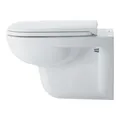 Produktbild: Duravit Wand-WC, Tiefspüler D-Code 35,5x54,5cm, 4,5 l, weiß Hygiene Glaze