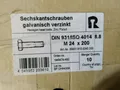 Produktbild: Sechskantschraube mit Schaft DIN931 M 24x200 verzinkt %Rabatt bei Mehrfachkauf