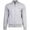 Produktbild: LACOSTE Herren Sweatjacke mit Stehkragen - Zipper, aufgerautes Fleece, Baumwoll-Mix Grau 2XL