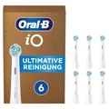 Produktbild: Oral-B iO Ultimative Reinigung Aufsteckbürsten für elektrische Zahnbürste, 6 Stück, ultimative Zahnreinigung, original Zahnbürstenaufsatz für Oral-B iO Zahnbürsten, briefkastenfähige Verpackung, Weiß