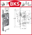 Produktbild: BKS Zimmertür Einsteckschloss 0215 BB 18/ 55/72/8 mm DIN links silber abgerundet