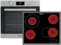Produktbild: Bauknecht BAKO3 SR6 Set Backofen BAK3S KN8V IN + Glaskeramikkochfeld CTAR 7642 IN