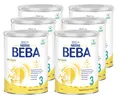 Produktbild: BEBA 3 - Folgemilch ab dem 10. Monat, Mit 5 HMO Komplex, Altersgerecht angepasster Proteingehalt, Nur Laktose, Ohne Palmöl, Ohne Fischöl, Babynahrung, Baby-Milchpulver, 6er Pack (6 x 800g)
