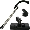 Produktbild: Maxorado Staubsauger-Rohr Staubsaugerdüse Kombidüse Set Handgriff Staubpinsel kompatibel mit Miele Staubsauger S 2131 Ecoline S2131 S 2121 S2121 S 771 S 712 S712 S771 Tango Plus S381 S 381 Meteor