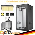 Produktbild: Growbox Komplettset LED 60x60x140cm Gewächshaus Growtent Pflanzenzelt+100W Light