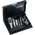 Produktbild: V-Coil Gewinde Reparatur Set rapid M3 x 0,5 | Gewinde Reparatursatz Kit rapid | Gewinde-Reparatur von beschädigten oder abgenutzten Gewinden | Mit Kunststoff-Kassette