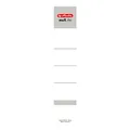 Produktbild: Herlitz 5966056 Rückenschild 36 x 190 mm für 5 cm-Ordner, selbstklebend, 10 Stück, weiß