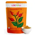 Produktbild: Lebepur BIO Hagebuttenpulver 1kg | aus biologischer Landwirtschaft | 100% ganze Hagebutte gemahlen | schonend getrocknet | rückstandskontrolliert | glutenfrei und laktosefrei | laborgeprüft