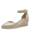 Produktbild: Tamaris Damen Pumps mit Keilabsatz Leder, beige, 36 EU