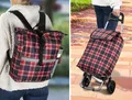 Produktbild: Set Einkaufsrolley Trolley ca. 36x28x92cm Rucksack ca. 30x13x38cm Kühlfunktion
