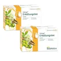 Produktbild: Sidroga Erkältungstee – Pflanzlicher Arzneitee mit Holunderblüten, Weidenrinde & Lindenblüten zur Linderung von Erkältungssymptomen wie Fieber - 2x 20 Filterbeutel à 2,0 g