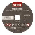 Produktbild: STIER Trennscheibe Edelstahl 125 x 1,0 x 22,23 mm Form gerade 5 Stk