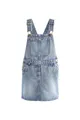 Produktbild: Next Latzkleid Trägerkleid aus Denim (1-tlg)