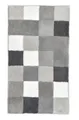 Produktbild: Kleine Wolke Badematte Caro 60x105 cm Grau/Weiß, rutschfest