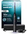 Produktbild: Philips NEXT GENERATION SONICARE HX7421/01 Schallzahnbürste schwarz mit Ladeetui