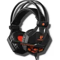 Produktbild: Liocat Gaming Headset Kopfhörer für Gamer Jack 3.5mm mit Mikrofon Stereo Headset Gamer für PC, Laptop, Notebook Plug&Play - Schwarz/Orange