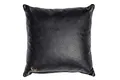 Produktbild: Centaur - Deko Lederkissen 40 x 40 cm für Sofa oder Schlafzimmer schwarz - Echt Leder Kissen Echtleder Sofakissen Lederoptik