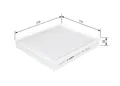 Produktbild: Für BOSCH 1 987 435 002 CABIN FILTER