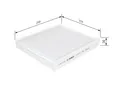 Produktbild: Bosch INNENRAUMFILTER FUER VAG 1987435002
