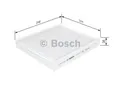 Produktbild: BOSCH 1 987 435 002 Innenraumfilter Filter Pollenfilter für SKODA SEAT VW
