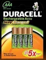 Produktbild: Duracell StayCharged - Batterie 4 x AAA - NiMH - (wiederaufladbar)