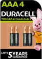 Produktbild: Duracell MN2400 Recharge Ultra AAA 4er Blister