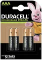 Produktbild: Duracell StayCharged HR03 Micro (AAA)-Akku NiMH 900 mAh 1.2V 4St.