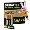Produktbild: Duracell Akku AAA, wiederaufladbare Batterien AAA, 4 Stück, Unsere Nr. 1 - längste Haltbarkeit pro Aufladung, vorgeladen