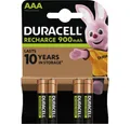 Produktbild: Duracell Duracell HR03 StayCharged 800mAh 4er Blister Akkus Handy-Akku Duracell HR03 StayCharged Accu 800mAh 4er Blister (1,2 Volt V), Vorgeladene Ni-MH Micro-Akkus