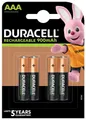 Produktbild: Duracell 4er Pack Rechargeable AAA 900mAh Batterie Akku