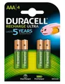 Produktbild: DURACELL Akku PreCharged Micro AAA, 4er Blister