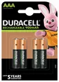 Produktbild: 4x Duracell Akkus Accus AAA Micro 900mAh wiederaufladbare Batterien +NEU+