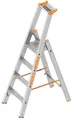 Produktbild: Layher Topic 1064 Stufenstehleiter 4 Stufen Stehleiter Aluleiter Leiter
