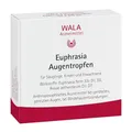 Produktbild: Euphrasia Augentropfen 10x0,5ml; beruhigen gerötete, gereizte und tränende Augen und lindern allergische Bindehautentzündungen.
