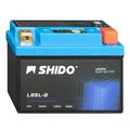 Produktbild: Shido 12V 3Ah Lithium Motorradbatterie LiFePO4 LT7B-BS 180A/EN YT7B-BS YT7B-4