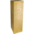 Produktbild: VIVANNO Podest Fiberglas PODEST Säule, Gold Blattoptik hochglanz - 30x30x100 cm - Gold