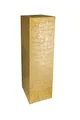 Produktbild: VIVANNO Podest Deko-Säule Stele Blumenständer Fiberglas Gold Hochglanz 30x30x100