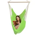 Produktbild: eyepower Hängestuhl XXL Hängesessel Hängestuhl Baumwolle Hängesitz, 185 x 130 x 155 cm