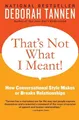 Produktbild: Deborah Tannen That's Not What I Meant! (Taschenbuch)