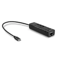 Produktbild: LINDY USB 3.1 Hub & Gigabit Ethernet Adapter USB Typ C