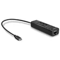 Produktbild: Lindy 43249 Schnittstellen-Hub USB 3.2 Gen 1 (3.1 Gen 1) Type-C 5000 Mbit/s Schwarz