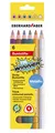 Produktbild: Eberhard Faber 518305 - Buntstifte Set TRI Winner, 6 Farbstifte in Metallic Farben, bruchsicher