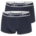 Produktbild: TOM TAILOR Herren Boxershorts | 2 Stück (DE/NL/SE/PL, Alphanumerisch, XXL, Regular, Regular, Navy)