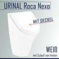 Produktbild: Roca NEXO Pissoir Urinal  Soft-Close-Deckel Zulauf von hinten Weiß Urinal Becken
