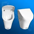 Produktbild: Urinal Roca Nexo m. Zulauf von hinten, inkl. Deckel mit Absenkautomatik, weiß