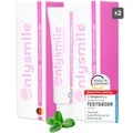 Produktbild: OnlySmile Doppel-Pack Bleaching Gel für Weiße Zähne | Testsieger 2024-2025 | 9+ Nuancen in 5 Tagen | Vegan Teeth Whitening Gel für Zahnbleaching | Zähne Bleaching Zuhause | Zahnaufhellung (80ml)