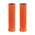 Produktbild: Funn Holeshot Mountainbike-Griffe mit Einzelklemmung, Innendurchmesser von 22 mm, Griffenden gehärtet (Orange)