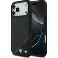 Produktbild: BMW Case M Carbon Tricolor Line MagSafe for iPhone 17 Pro Max black (Apple iPhone 17 Pro Max) (61849390)